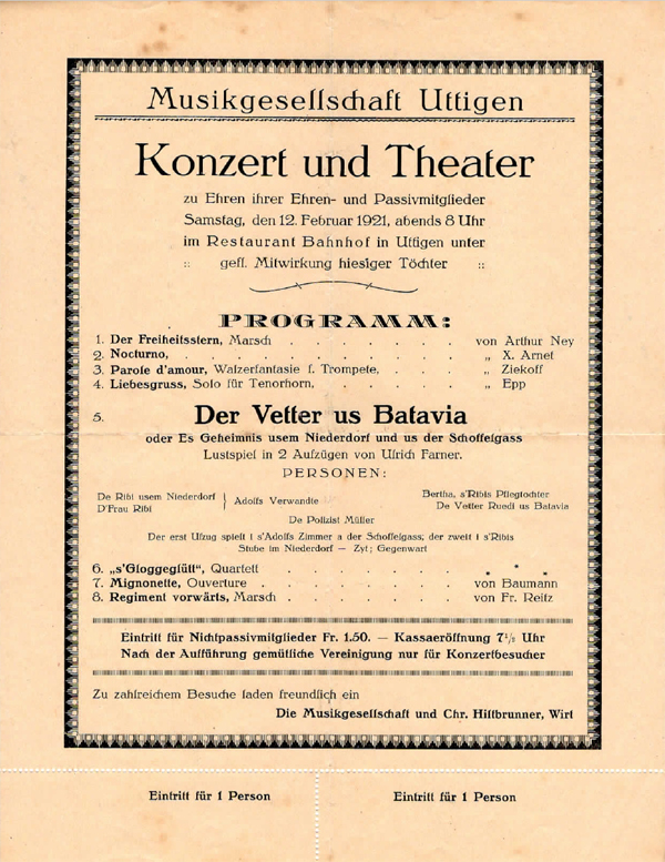1921.02.12 Programm Konzert und Theater