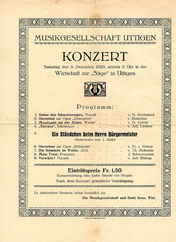 1925.12.05 Programm Konzert