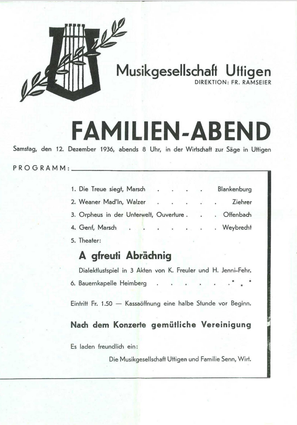 1936.12.12 Programm Familien Abend