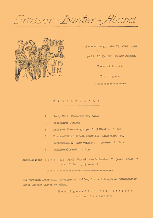 1964.06.27 Flyer Grosser   Bunter   Abend