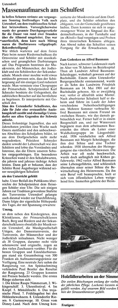 Thuner Tagblatt, Band 103, Nummer 94, 24. April 1979