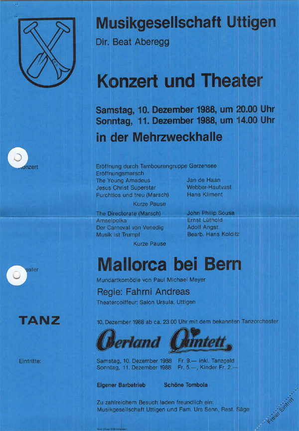 1988.12.10 Programm Konzert und Theater