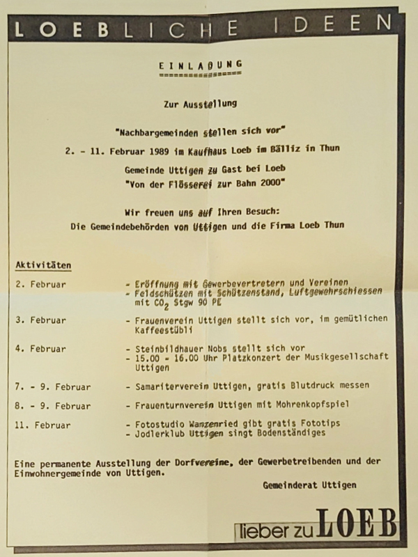 1989.02.04 Flyer Nachbargemeinden stellen sich vor