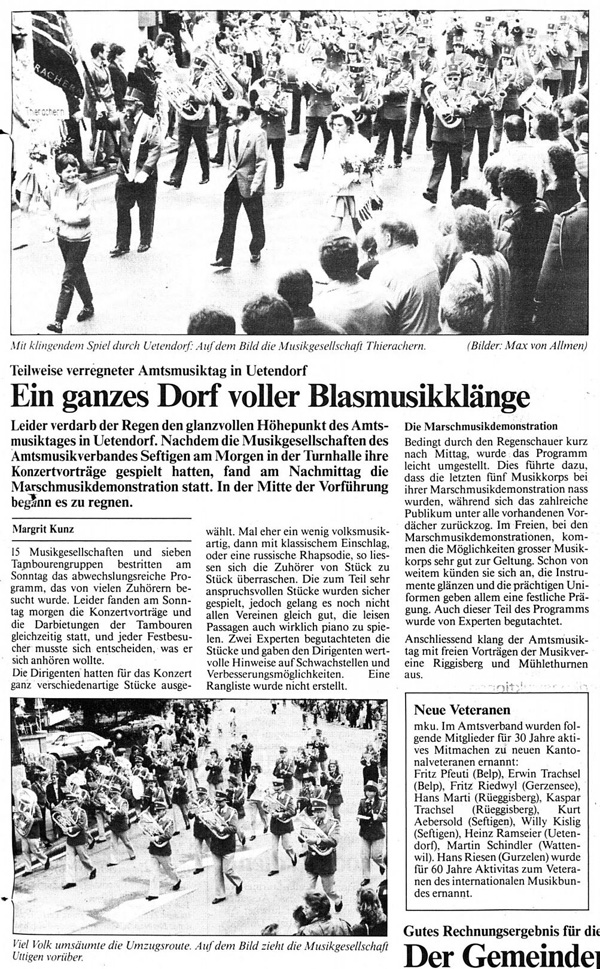 Thuner Tagblatt, BAnd 114, Nummer 133, 11. Juni 1990