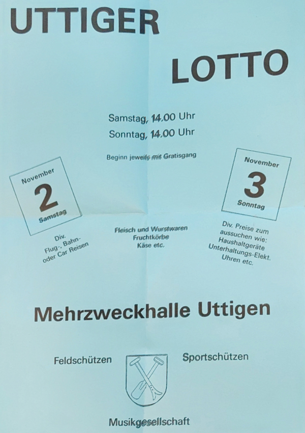 1991.11.02 Uttiger Lotto