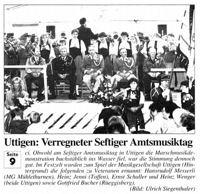 Thuner Tagblatt, Band 117, Nummer 135, 14. Juni 1993   Frontseite