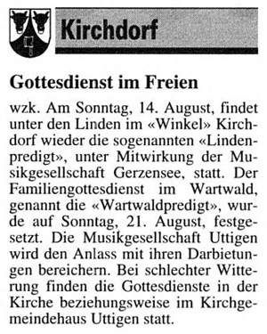 Thuner Tagblatt, Band 118, Nummer 186, 12. August 1994