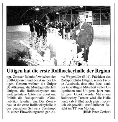 Thuner Tagblatt, Band 119, Nummer 59, 11. März 1995
