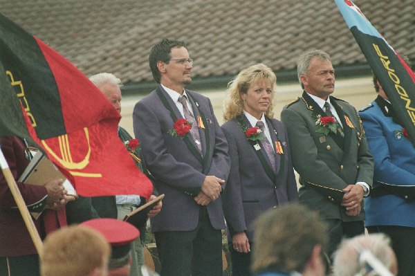 Bruno und Ursula werden als Veteranen geehrt.