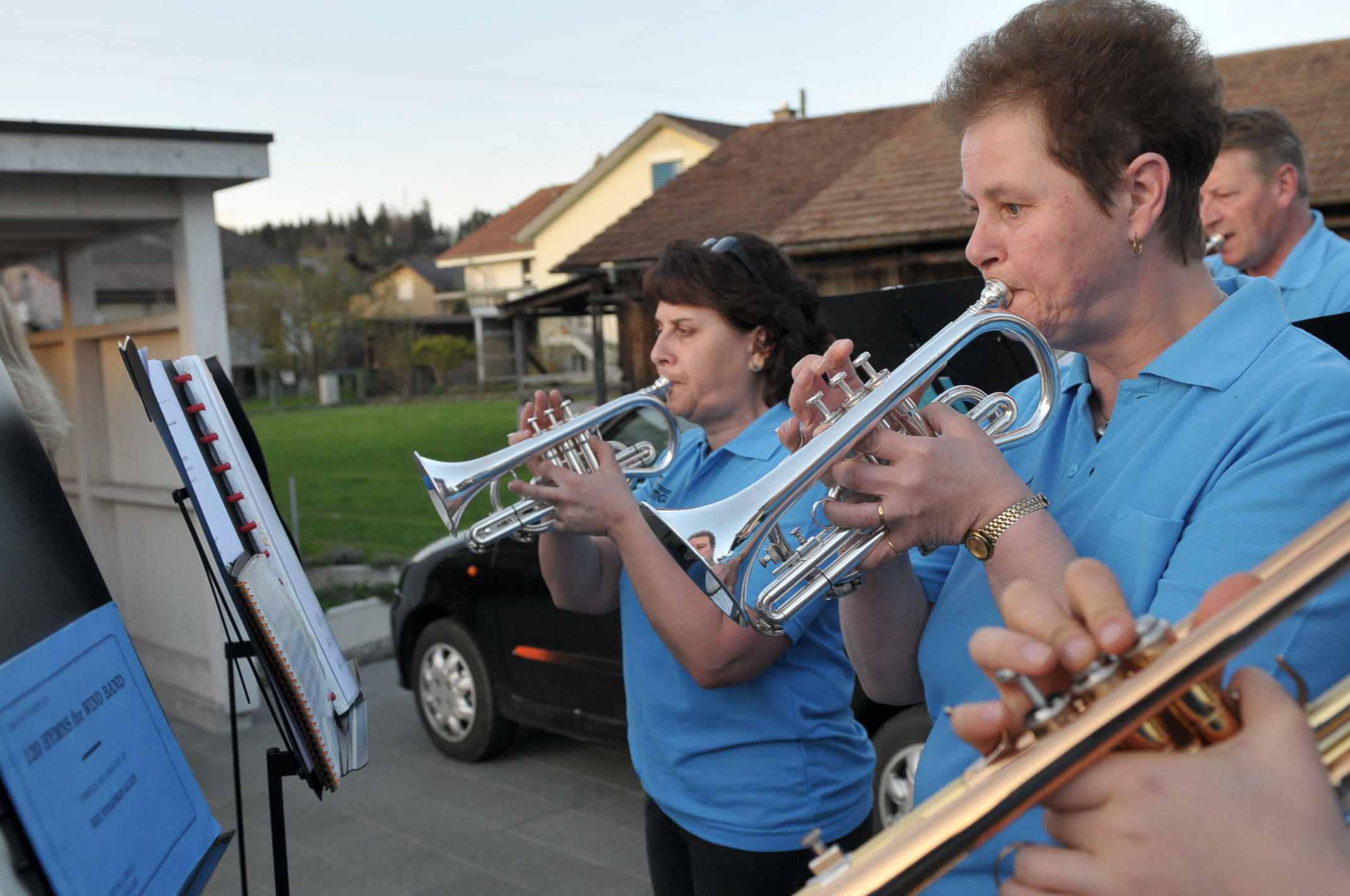 Miryam und Monika im Cornetregister.